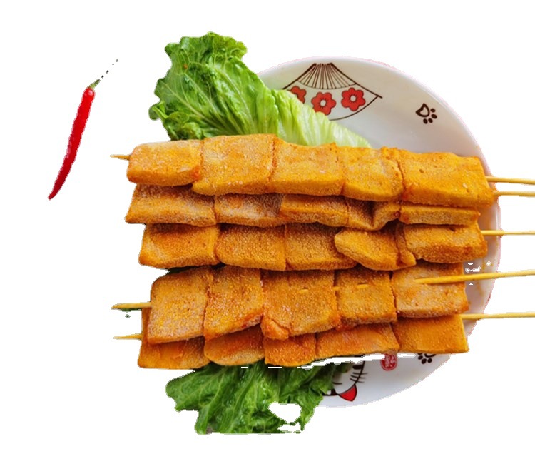 海欣豆腐串火锅烧烤吉烧大串油炸火锅麻辣烫食材 约20串1.2kg
