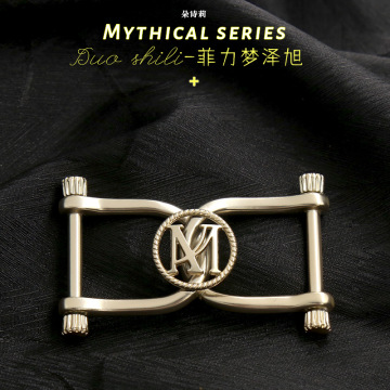 朵诗莉小香风复古金属纽扣高级感时装外套腰带扣皮带扣头装饰纽扣