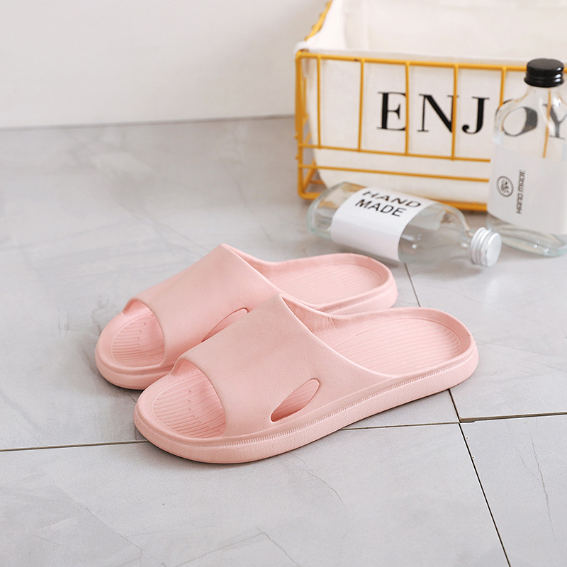 2021 Couple Four Seasons Slippers Female Home Summer Indoor Soft Bottom Mute Home Bathroom Bath Men's Sandals Wholesale