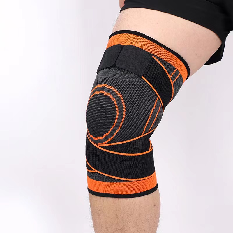 Knitted Bandage Sports Kneecaps Winding Pressure Cycling Basketball Fitness Running Sports Yoga Men and Women Knee Cover