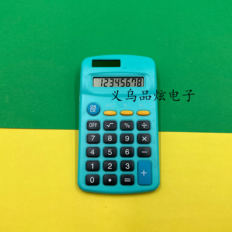 Solar Cute Cartoon Color Portable Gift 402 Calculator Office Printable Logo Factory Direct Sales