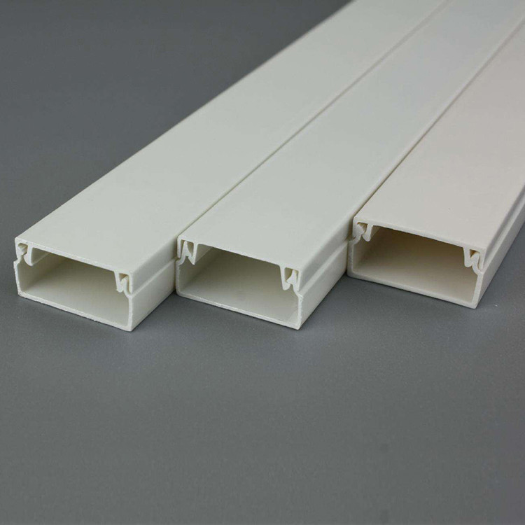 pvc带胶明装加厚线槽板走线槽方形墙面电线盖板走线装饰槽扣10*15