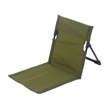 定制户外折叠椅露营轻量便携沙滩坐垫野营公园靠背椅子单人懒人椅