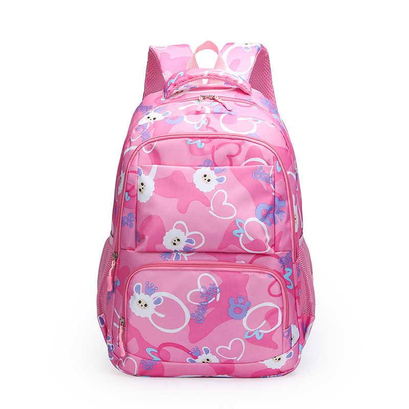 New Schoolbag Junior High School Student Ultra-Light Printing Large Capacity Backpack Travel High School Student Backpack