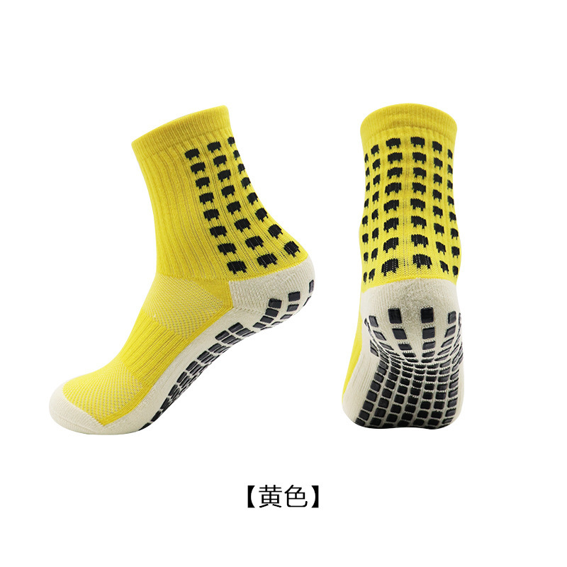 加厚毛巾底中筒袜定制防滑足球袜点胶运动袜成人训练篮球袜订做 图片