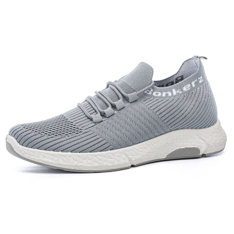 Men's Shoes Fall 2023 Casual Sneaker New Versatile Flying Woven Breathable Foreign Trade Shoes Men's Running Shoes Tide