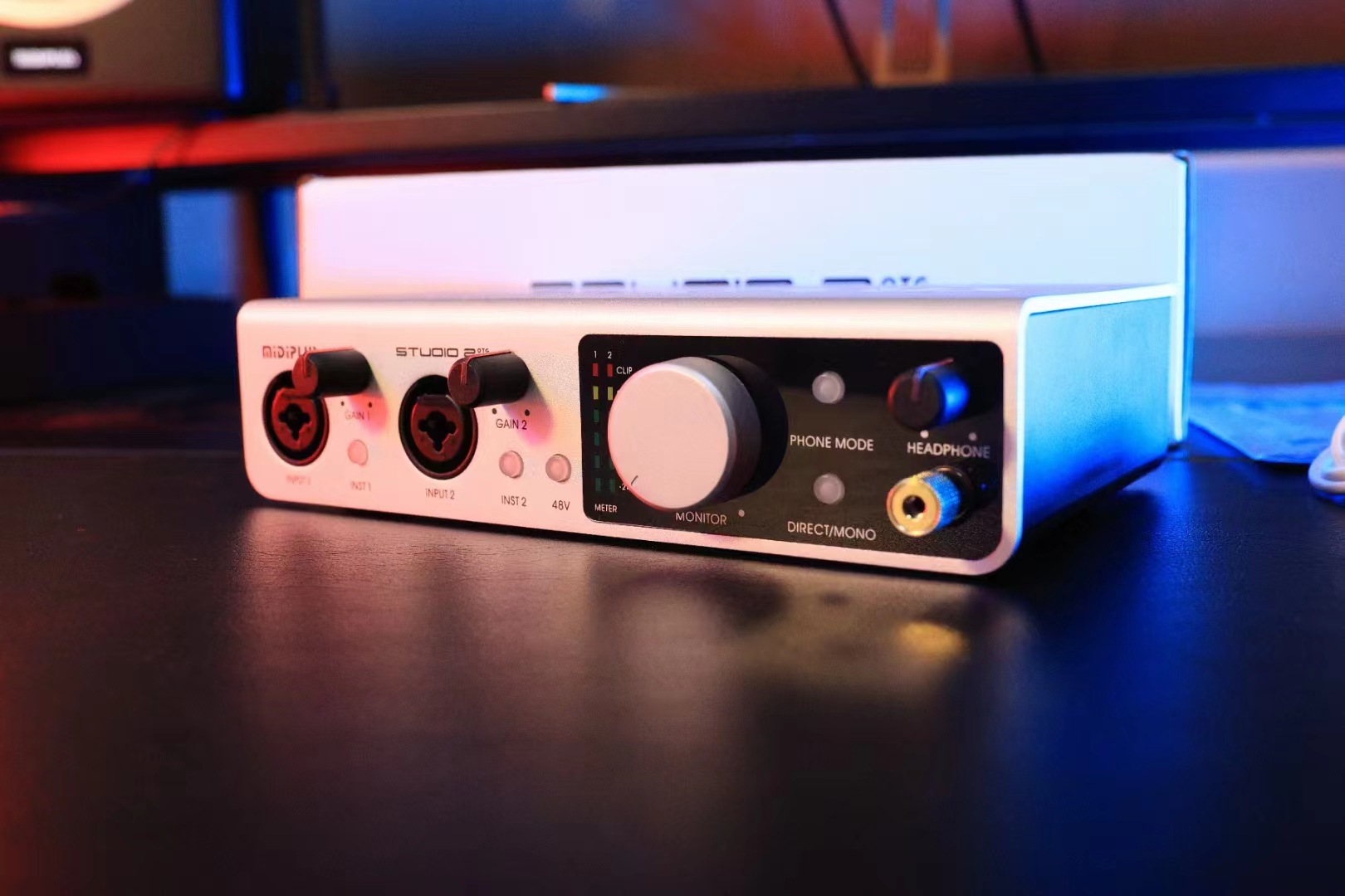 midiplus studio-2外置声卡手机电脑全民k歌声卡 专业主播直播设