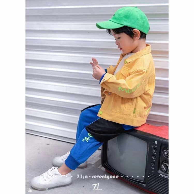 潮牌童装uaza春季新款 潮创名汇青少年装批发 广州品牌童装货源