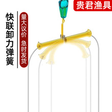 子线分叉器手工绑制防缠绕鱼类分钩器快速卸力弹簧子线双钩