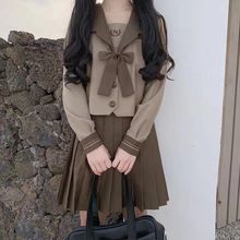 正统日系jk制服奶茶萌妹一本水手服套装校服班服学院风