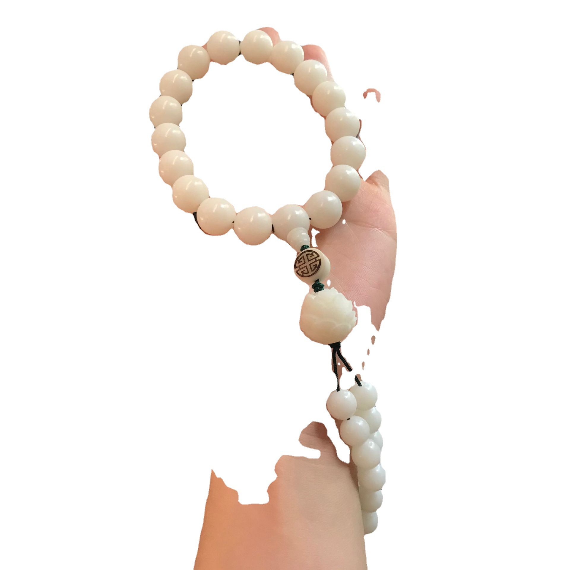 Live Broadcast Supply Bodhi Root round Beads Bracelet 18 Seeds Bodhi Rosary Beads Bodhi Root Lotus