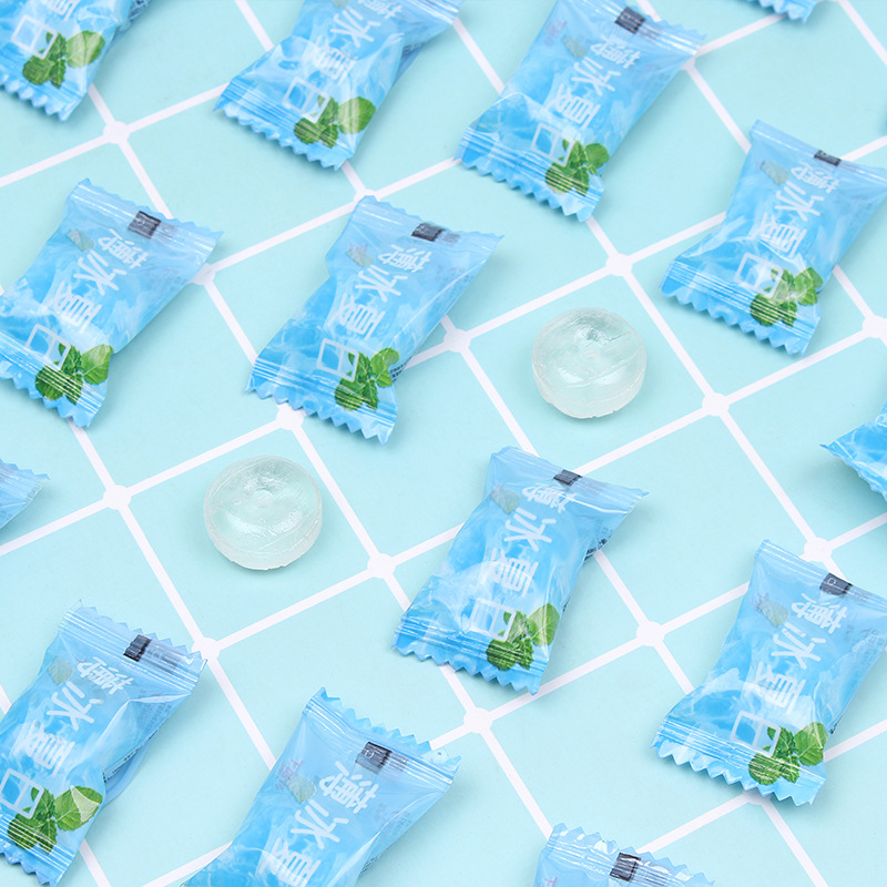 上好佳薄荷糖强劲清凉清新口气润喉糖散装批发水果糖招待戒烟糖果