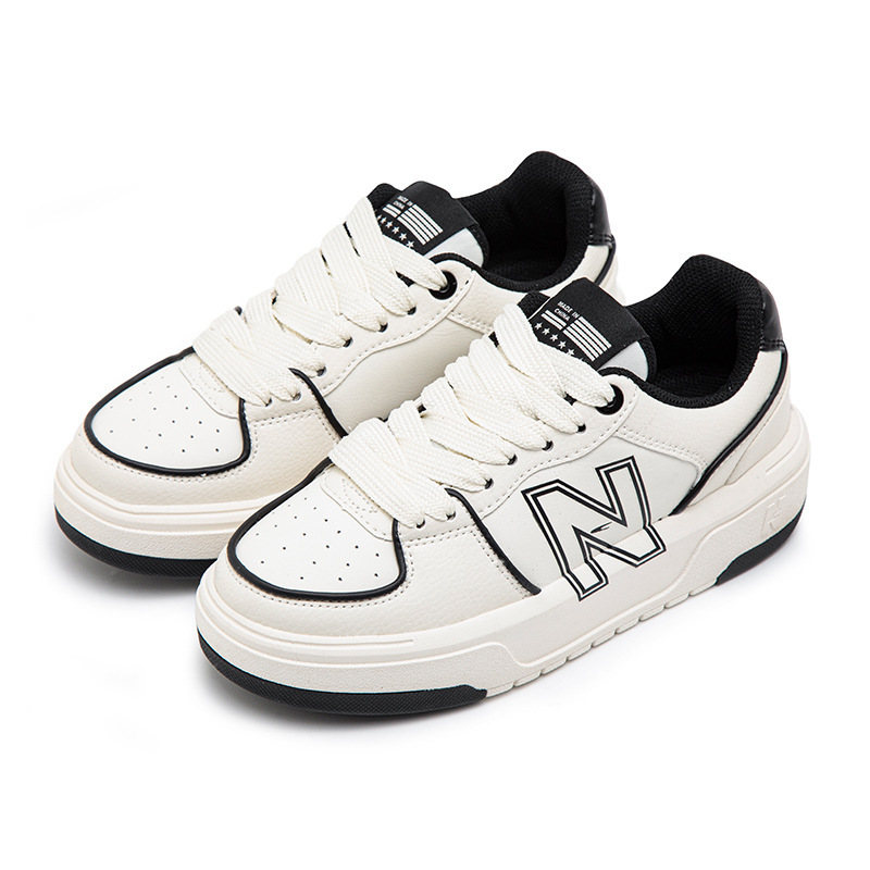 莆田浪新百伦威增高小白鞋女厚底百搭运动休闲复古板鞋男夏季新款