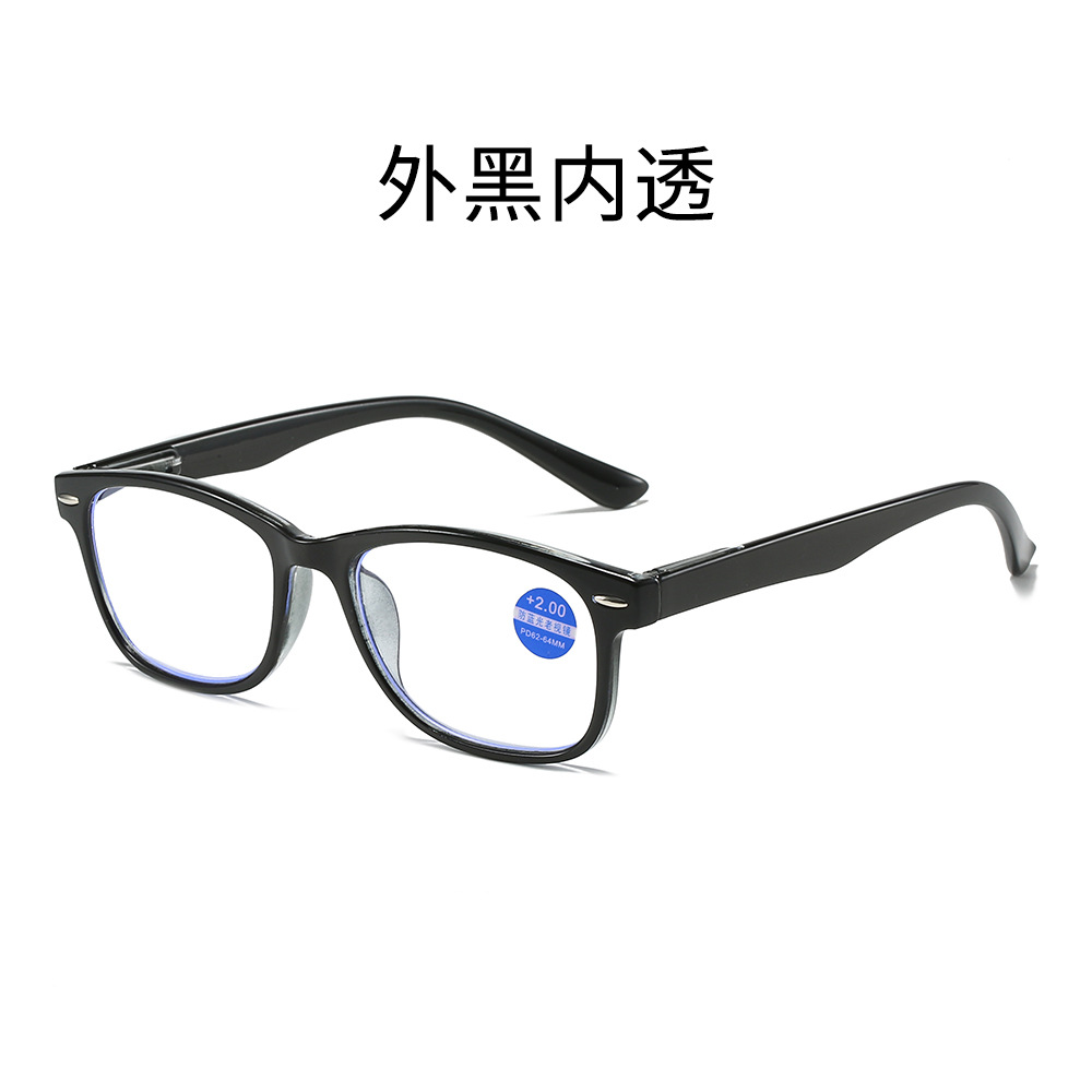 New Full Frame Transparent Support M Nail Reading Glasses HD Portable Presbyopic Glasses Men and Women Same Style Wholesale