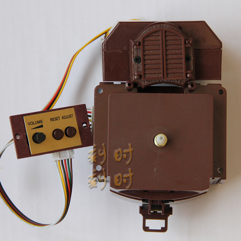 批发圣时嘉石英布谷鸟钟机芯咕咕钟布谷鸟挂钟配件光控整点小鸟报