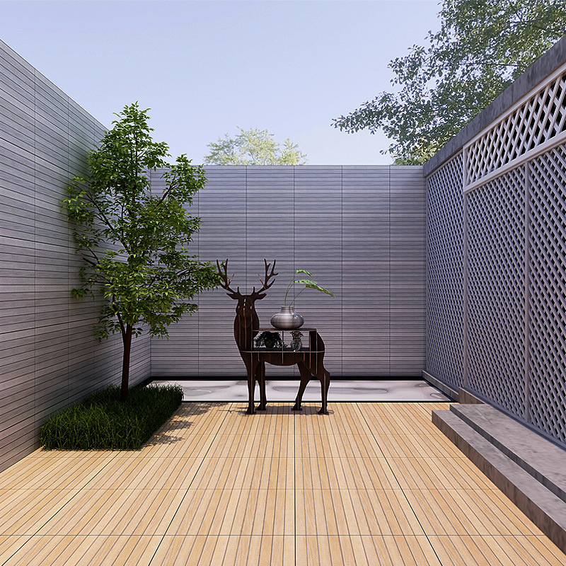 工厂批发户外外墙砖小院子木纹砖仿实木室外阳台露台庭院地板砖瓷