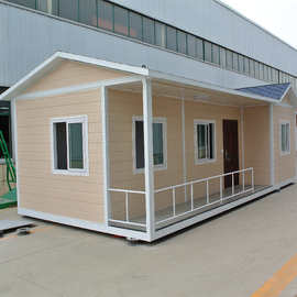 集成房屋移动别墅洋房金属雕花板活动板房轻钢别墅公园景区民宿房