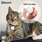 F6圆形全球定位器 宠物GPS定位器猫狗蓝牙寻物器 防水低功耗蓝牙