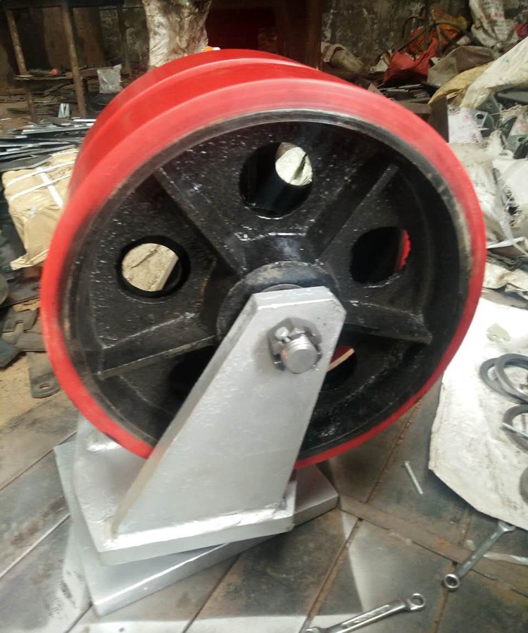 供应万向轮16寸双轮万向轮称重10吨pu万向轮超重型工业万向轮