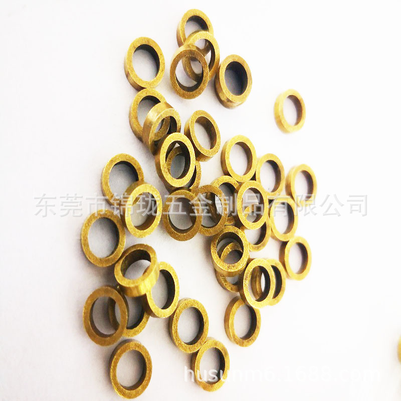黄铜毛细管  精密黄铜管 厚壁黄铜切割 铜圈垫片 电子器材铜垫片