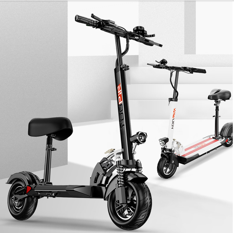 批发零售10寸电动滑板车代步电动车越野型迷你型双驱动48v折叠车