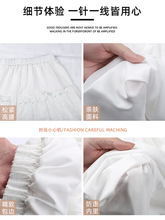 感刺绣蕾丝白色半身裙女2024春季新款法式高腰显瘦中长裙
