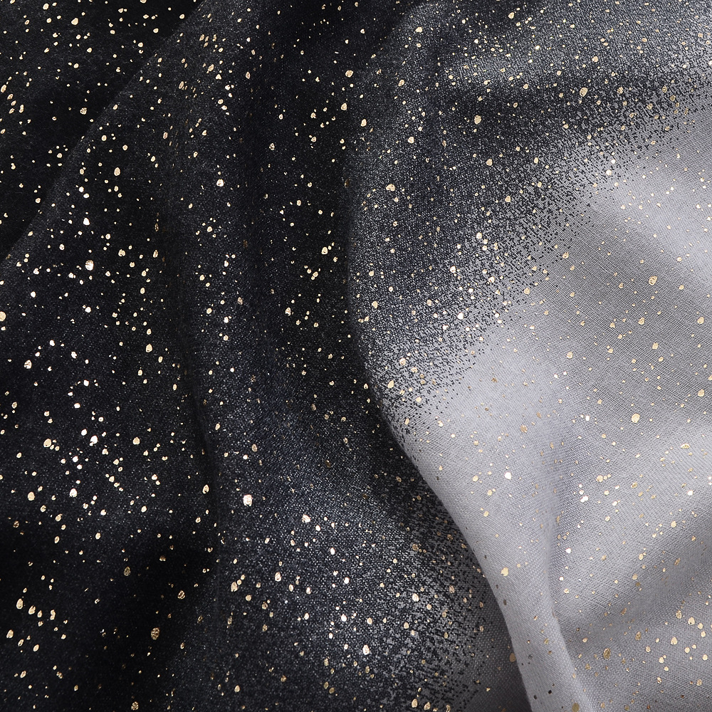 韩版纯色渐变烫金烫银大纱巾棉麻手感丝巾旅游防晒披肩沙滩巾 女