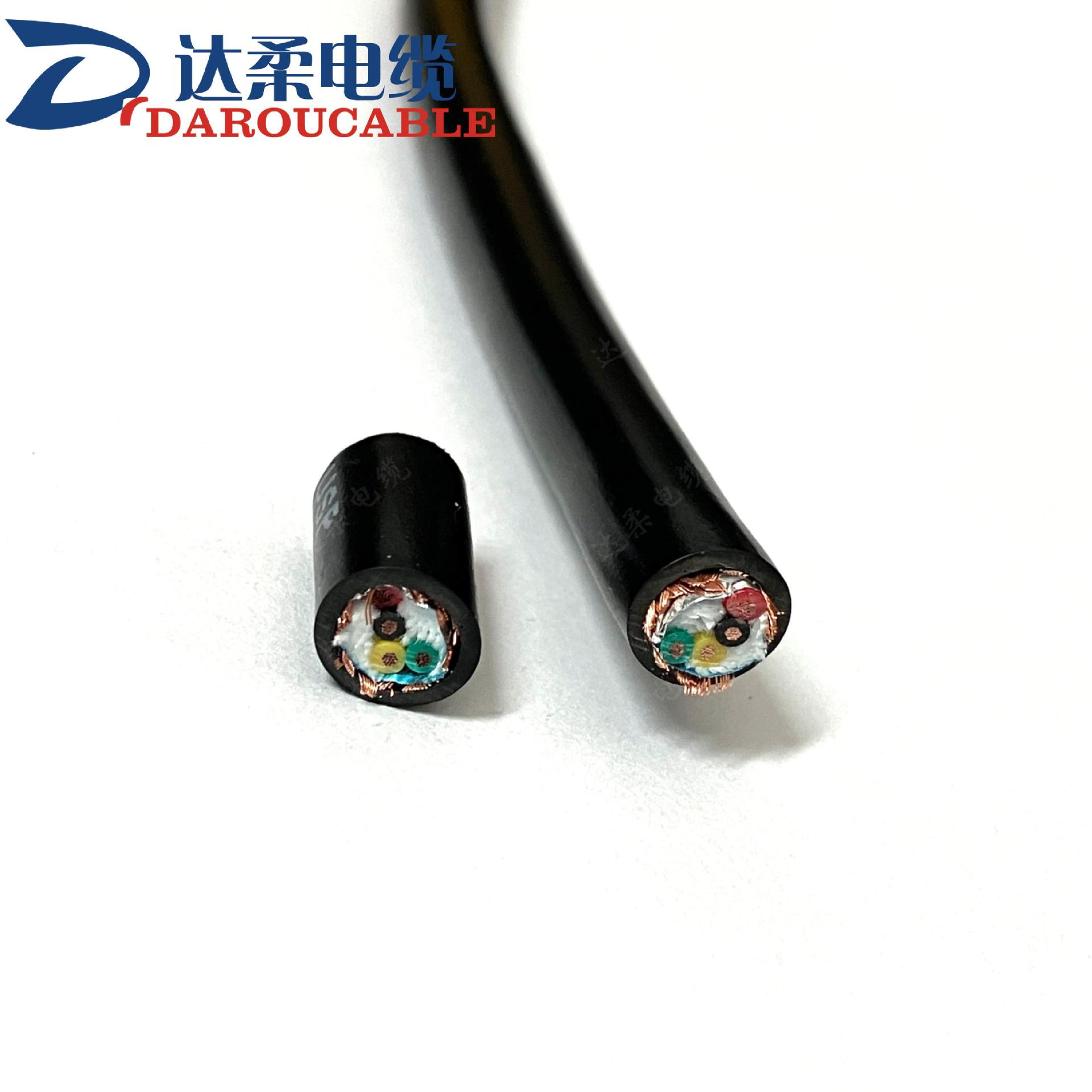 达柔牌RVSP/RVVSP双绞屏蔽线RS485通讯线国标纯铜监控控制电缆