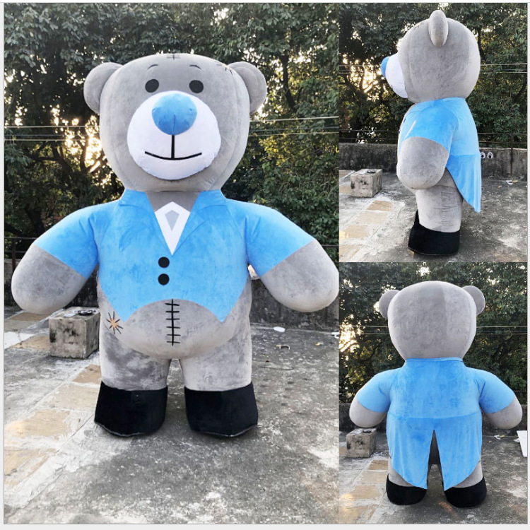 熊本熊卡通人偶服装 成人行走人穿玩偶服cos服网红熊人偶服装定制