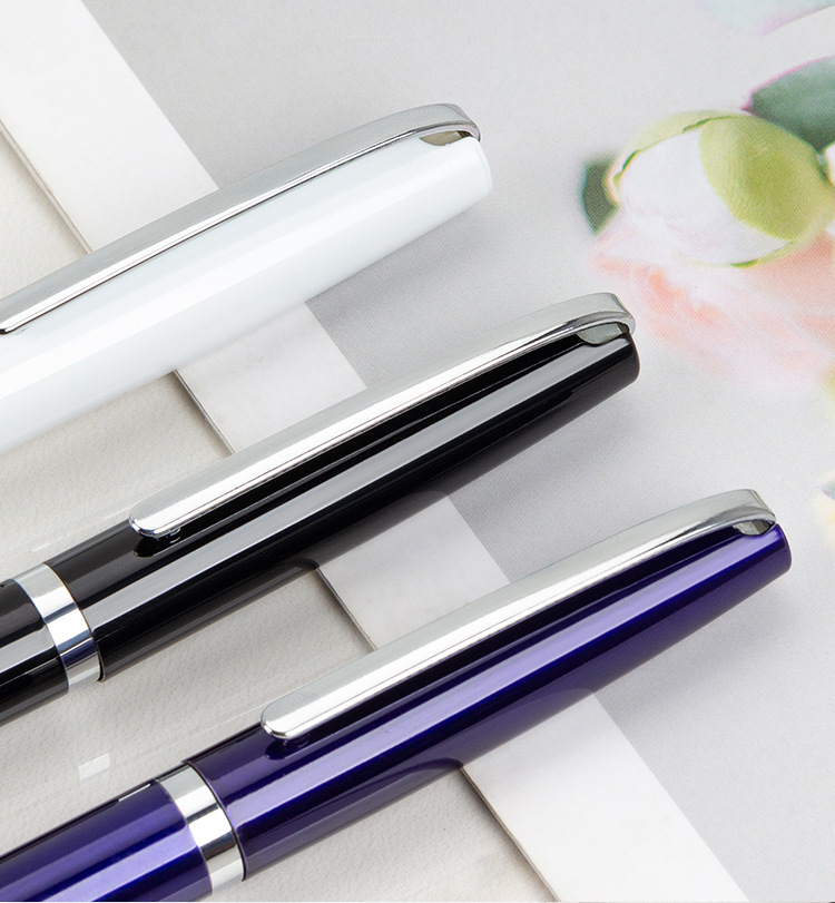 展会圆珠笔印刷logo商务礼品企业文化宣传写字金属商超油性圆珠笔