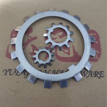 304不锈钢din5406垫圈 m35 40 45 50 55 60 65圆螺母止退垫片花齿