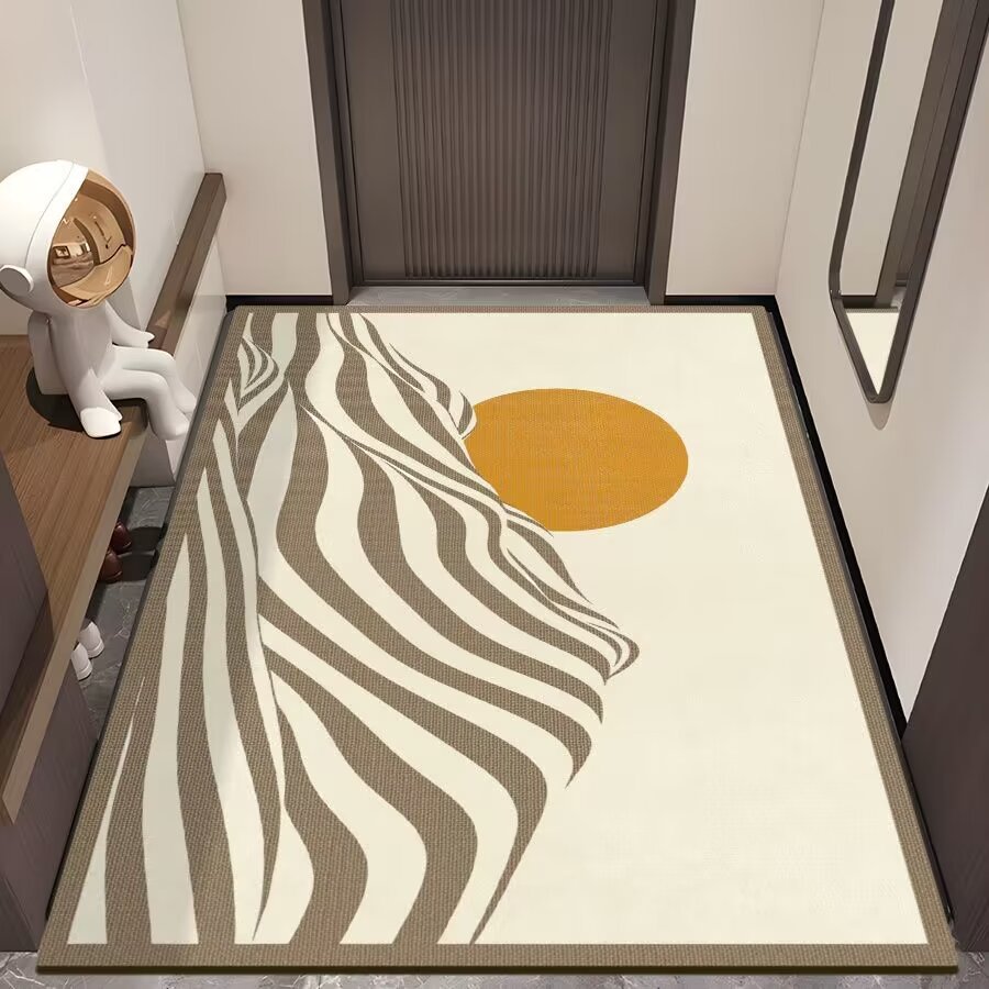 进门地垫可剪裁入户门垫轻奢耐脏防滑蹭脚垫批发玄关大门口地垫子