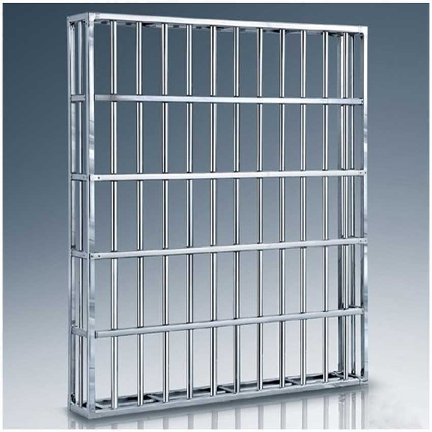 定制防盗窗老年防护窗儿童防护窗安全防护栏高层钢窗白钢窗京包邮