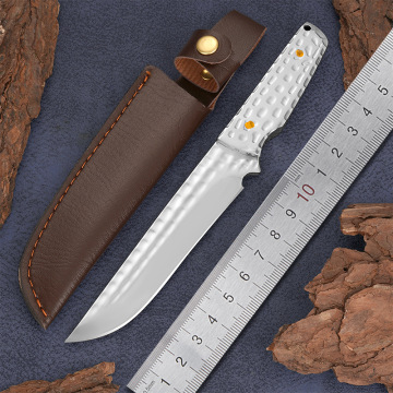 新款户外刀锋利随身便携野外多功能求生刀高硬度荒野生存刀水果刀