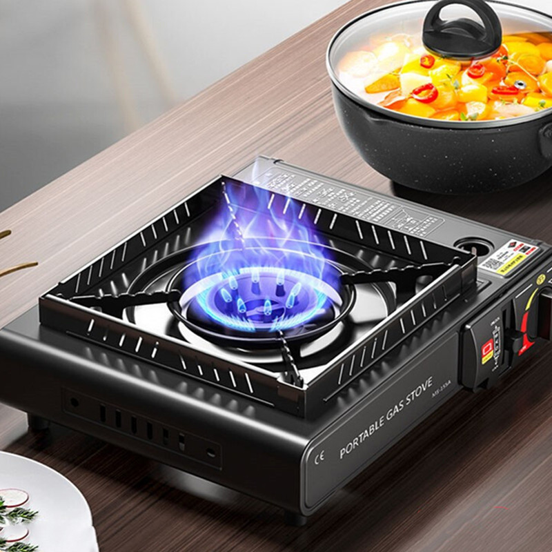 双用卡式炉露营用户外防风便携式带气罐全套收纳箱可接煤气液化气