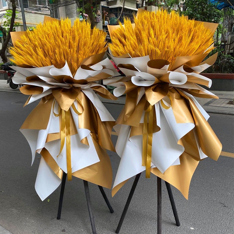 开业花篮大麦麦穗材料商场店铺开张开业乔迁礼物礼品贺礼批发