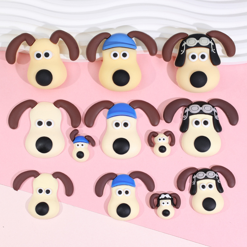 wallace and gromit refridgerator magnets accessories diy phone shell stickers pvc soft rubber puppy hole shoes barrettes cartoon ornament