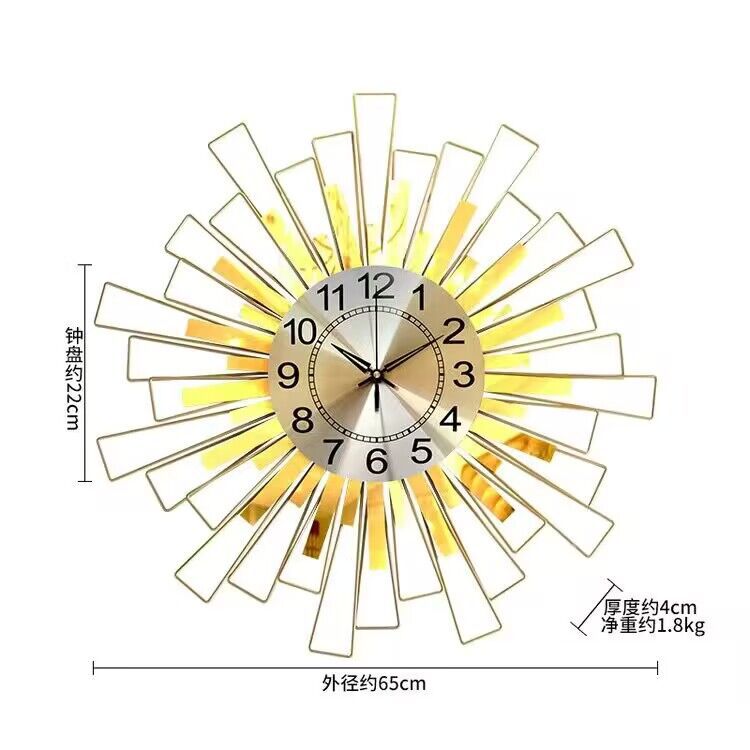 Clock Wall Clock Living Room Home Affordable Luxury Fashion Pocket Watch Modern Simple and Fashionable Creative Clock Decoration Bedroom Noiseless Clock