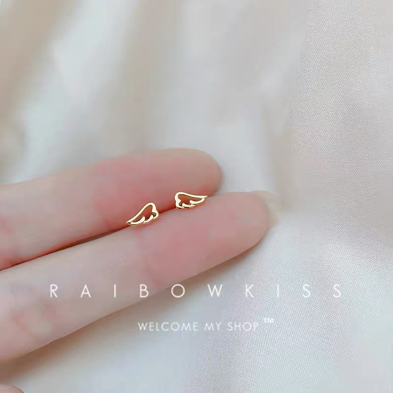 925 Silver Stud Earrings for Women 2021 New Trendy Summer Simplicity Small Instafamous Design Sense Ins Style Earrings Earrings