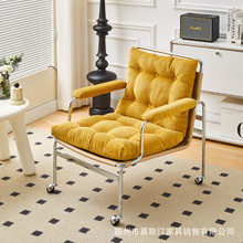 北欧休闲椅设计师躺椅现代简约沙发椅网红懒人椅阳台午睡单人椅