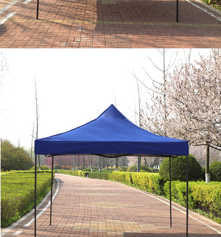 户外广告帐篷黑金刚 遮阳蓬防雨防风防晒 摆摊定制印字折叠四角蓬