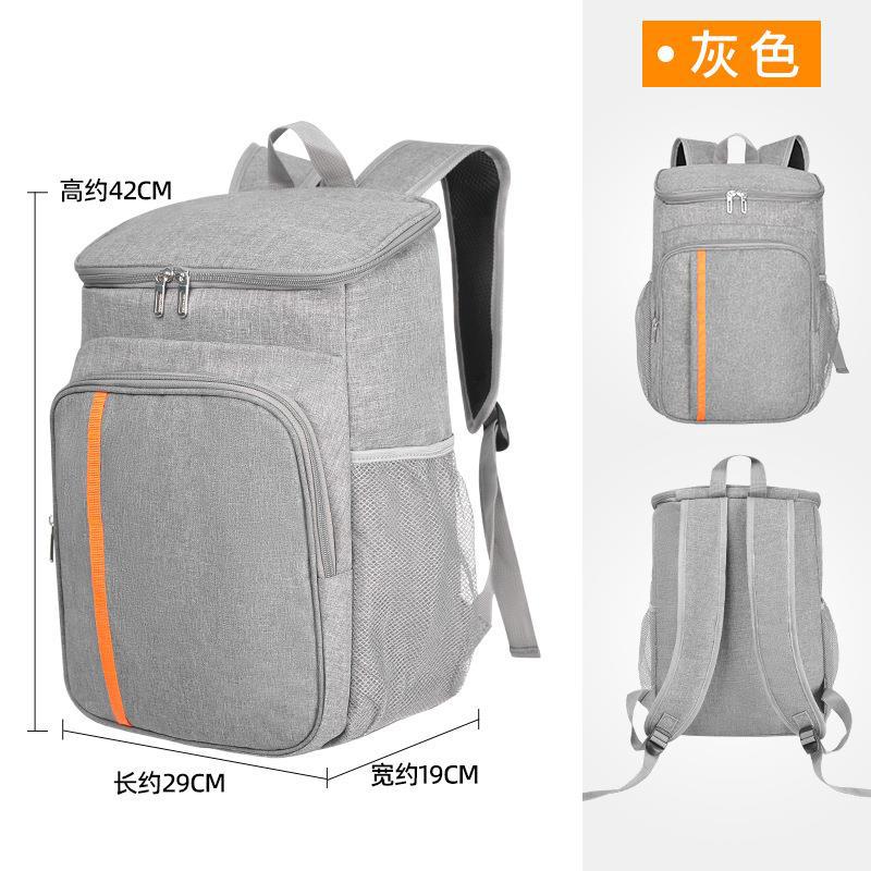 Outdoor Ice Pack Picnic Backpack Shoulder Insulated Bag Thickening Thermal Insulation Backpack Leak-Proof Picnic Bag Exclusive for Cross-Border