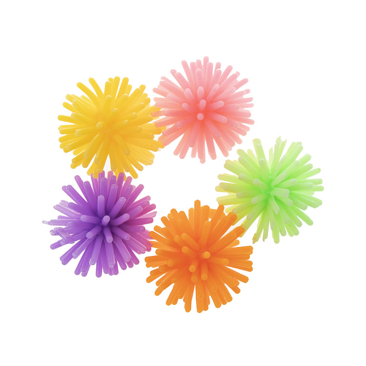 跨境爆款捏捏乐橡胶毛毛球 毛刺球 捏捏按摩球儿童赠品玩具