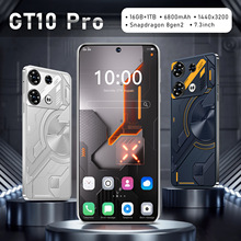 新款GT10 Pro跨境手机7.3寸 16+1TB真实4G网络安卓智能手机源头厂