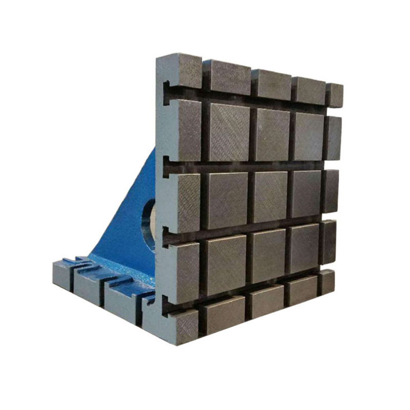 定制铸铁弯板铸铁直角靠山90度工装夹具曲铮t型槽机床弯板