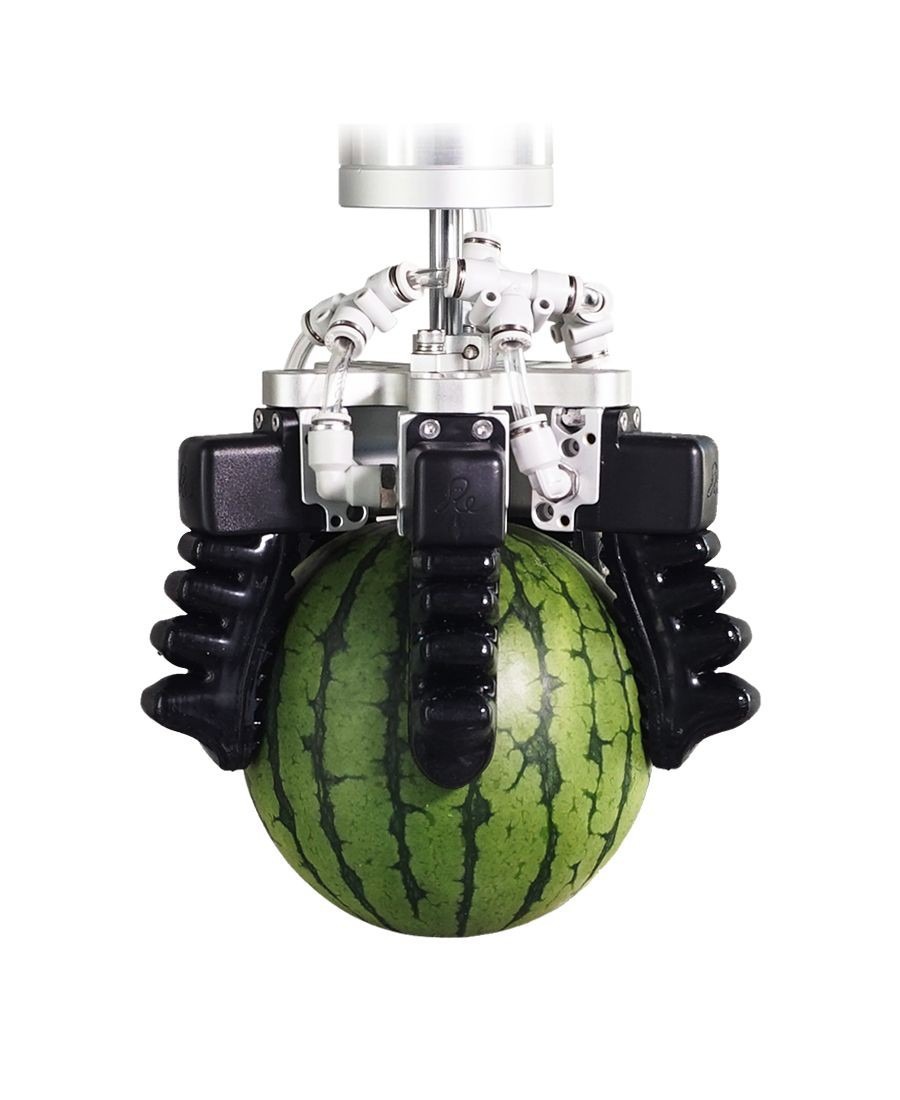 软指仿生柔性二指机械爪不伤产品抓取夹爪软体机器人手爪夹爪气缸