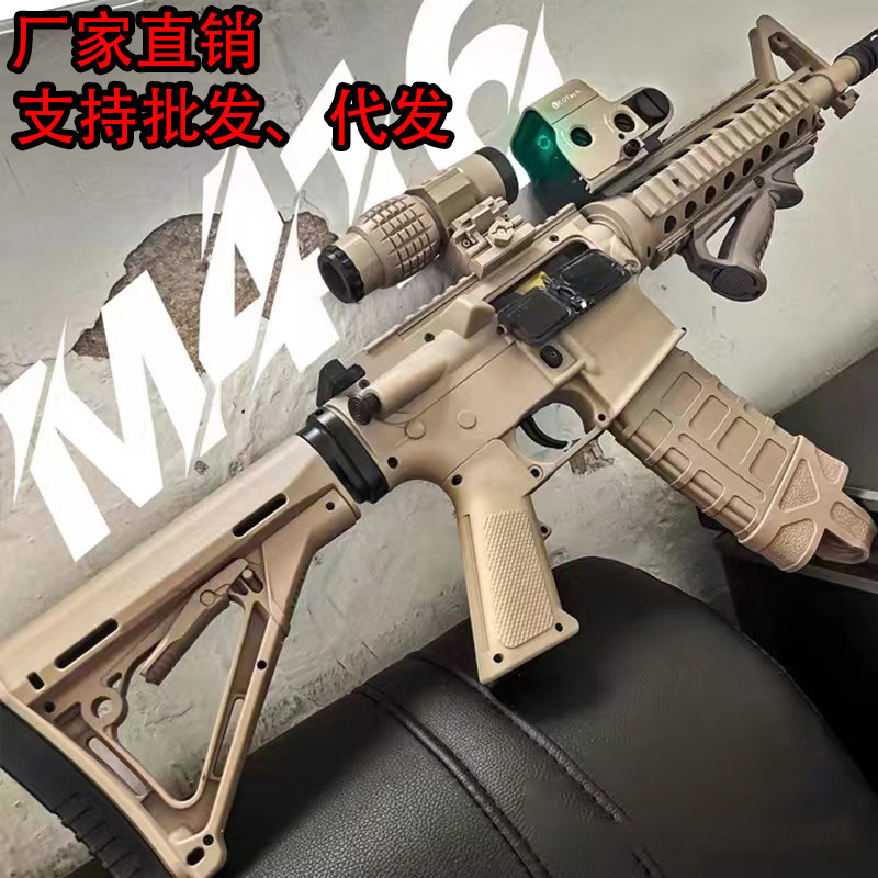 跨境外贸m4a1玩具枪电动m416水晶玩具男孩突击步枪软弹枪厂家批发