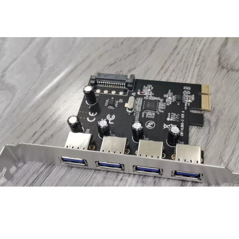 0扩展卡在具备pci-express插槽的pc机上扩展4个usb3.0接口符