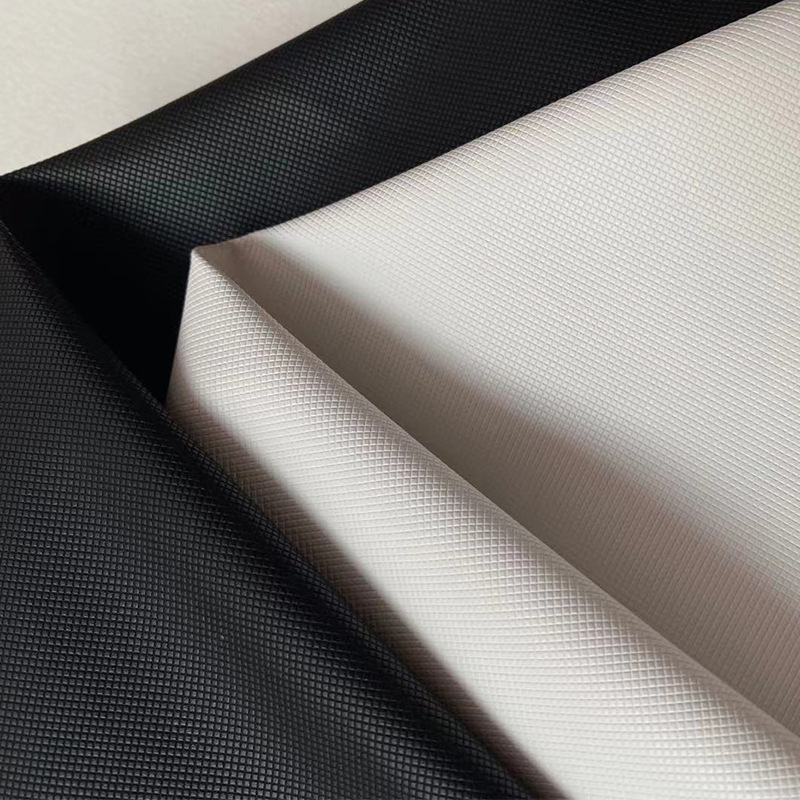 现货直供pu皮革面料弹力钻石纹电子包装体育止滑佳织弹力