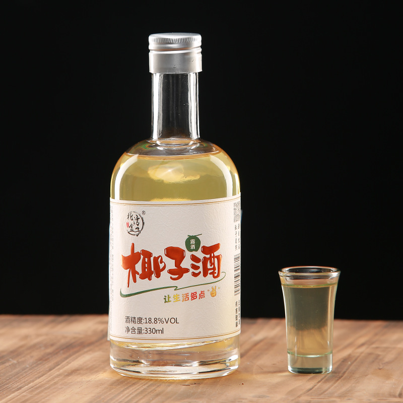 8度海南特产椰子酒330ml/1瓶装学生微醺强爽旅游伴手礼果酒-阿里巴巴
